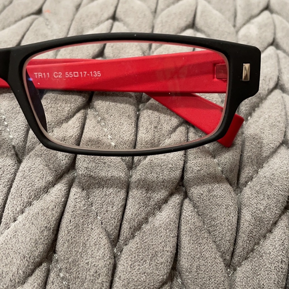 Matte Black Carbon Frames/Red Temples - image 2